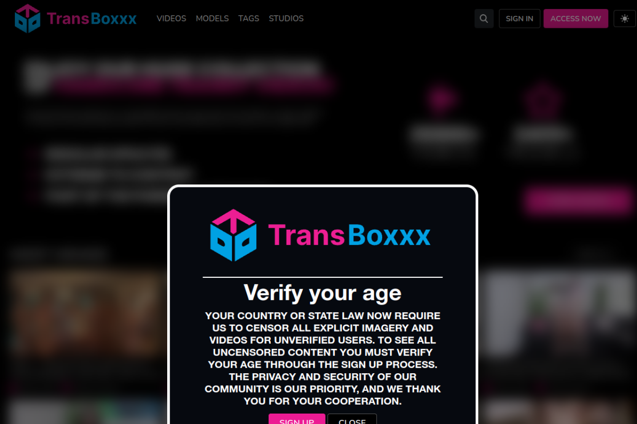 Screenshot of Transboxxx
