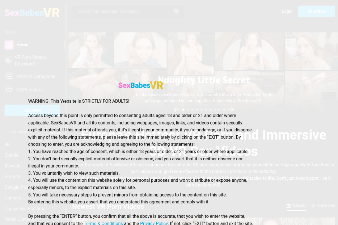 Screenshot of Sexbabesvr