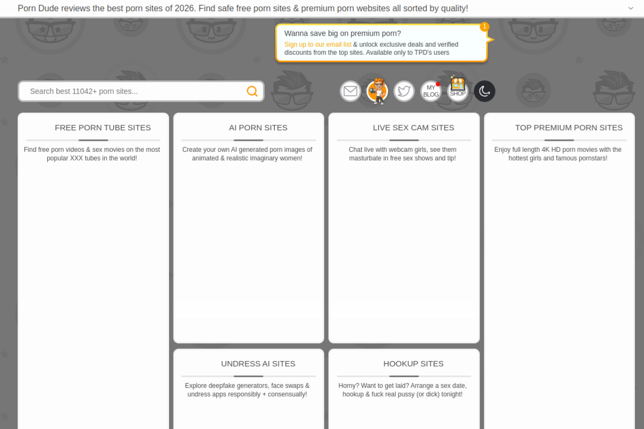Screenshot of Theporndude