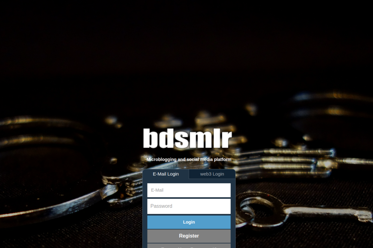Screenshot of Bdsmlr