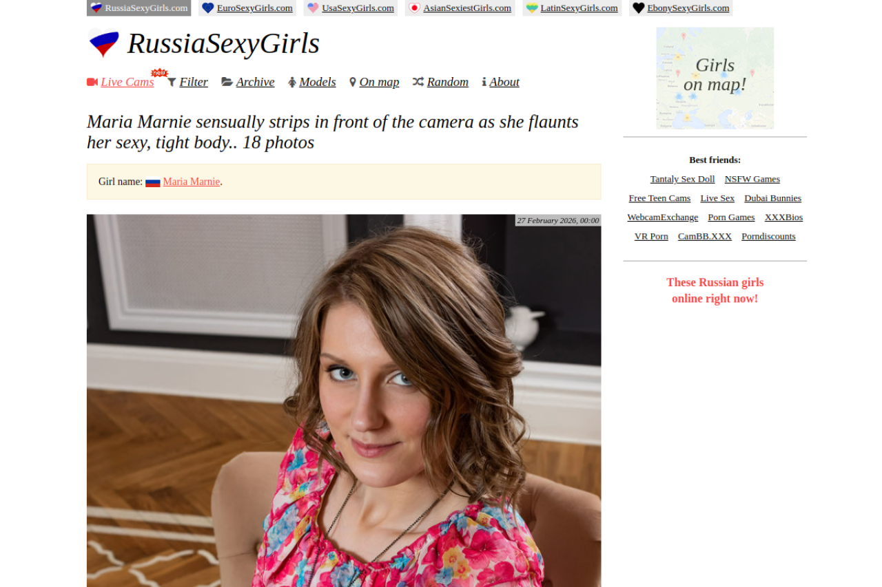 Screenshot of Russiasexygirls