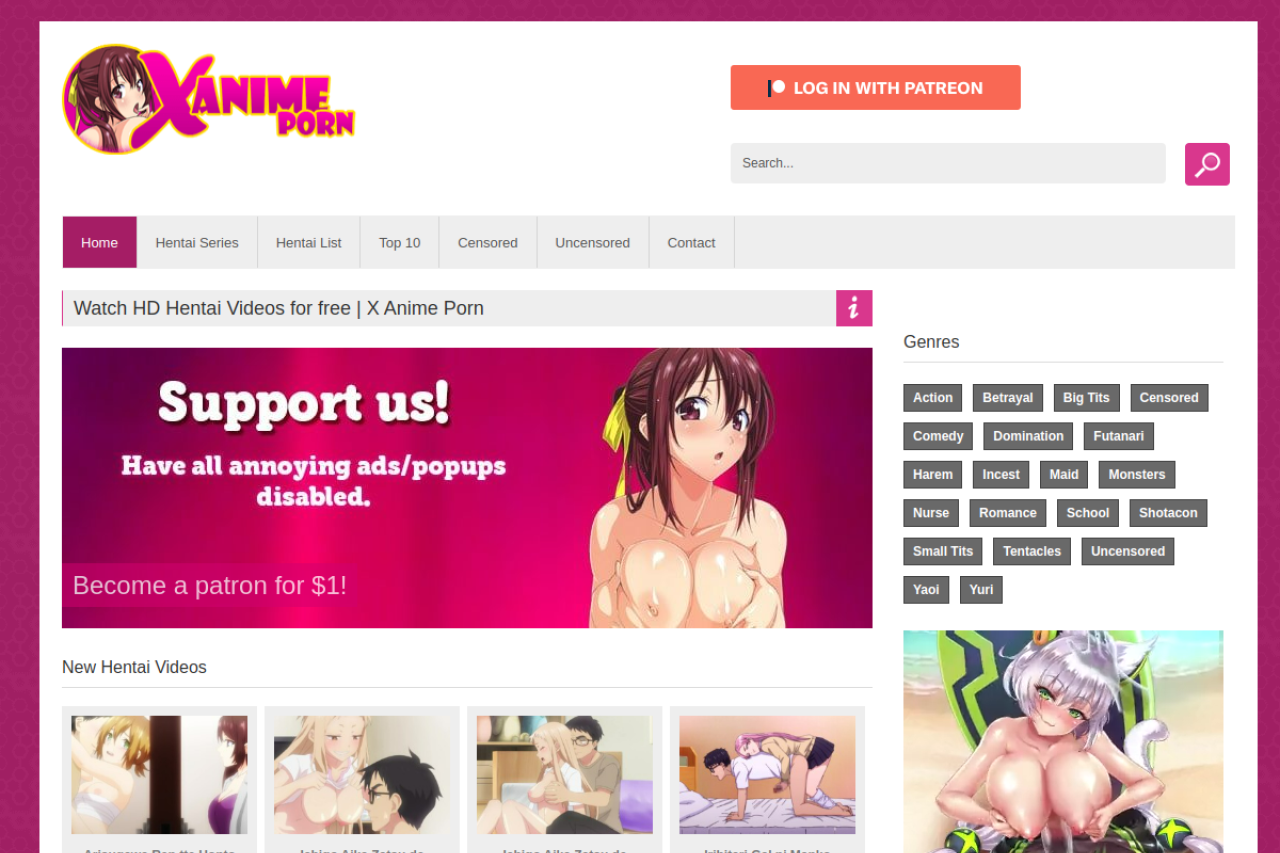 Screenshot of Xanimeporn