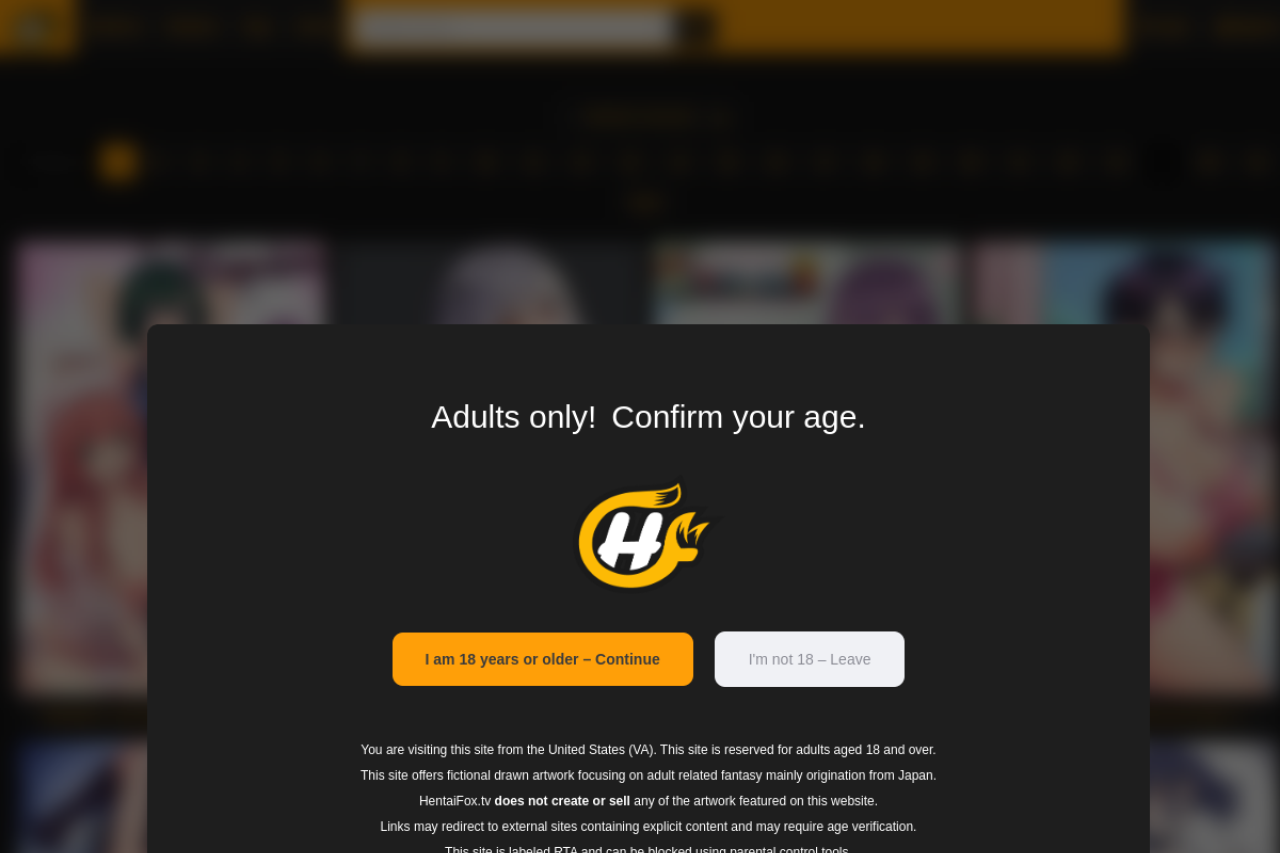 Screenshot of Hentaifox tv