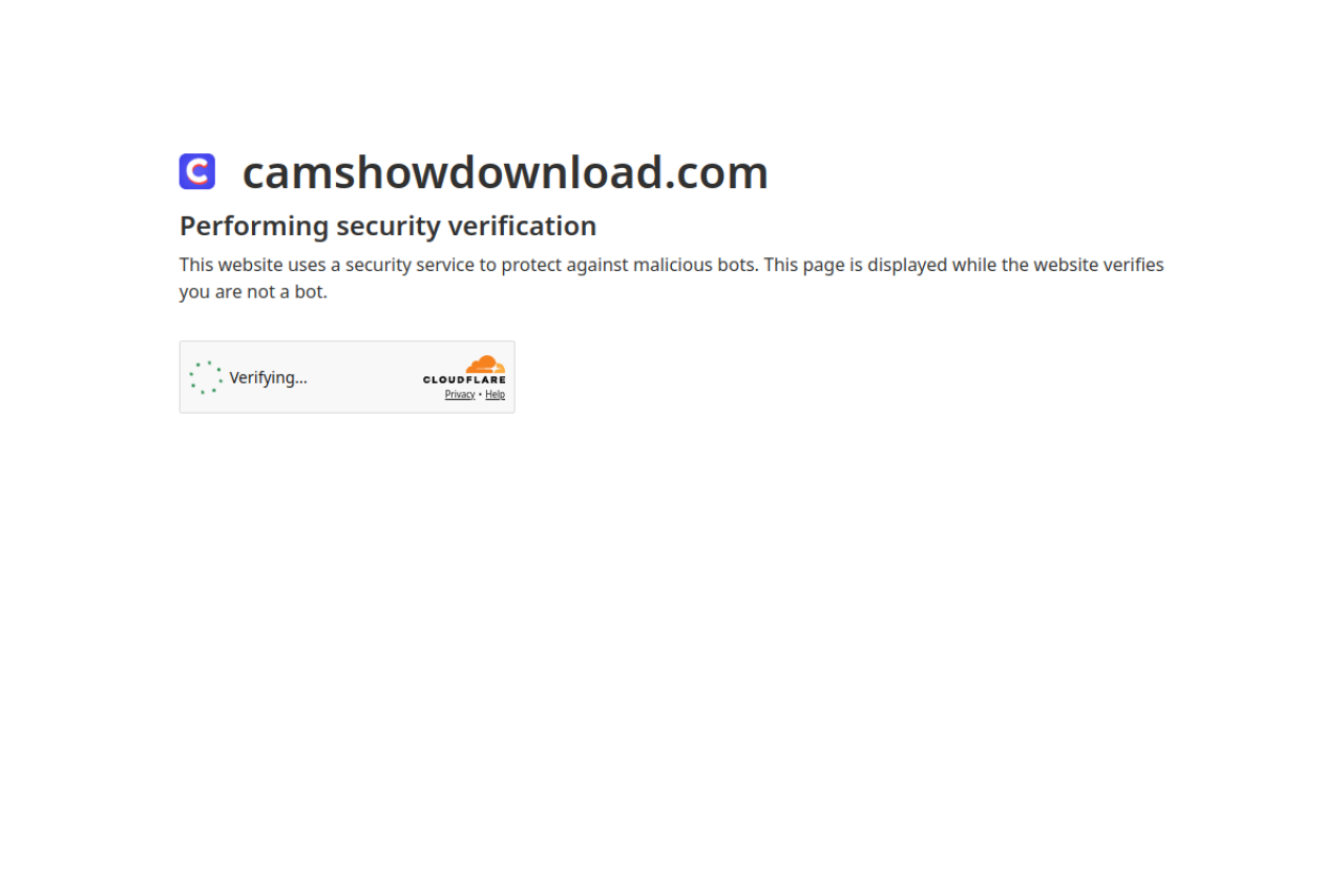 Screenshot of Camshowdownload