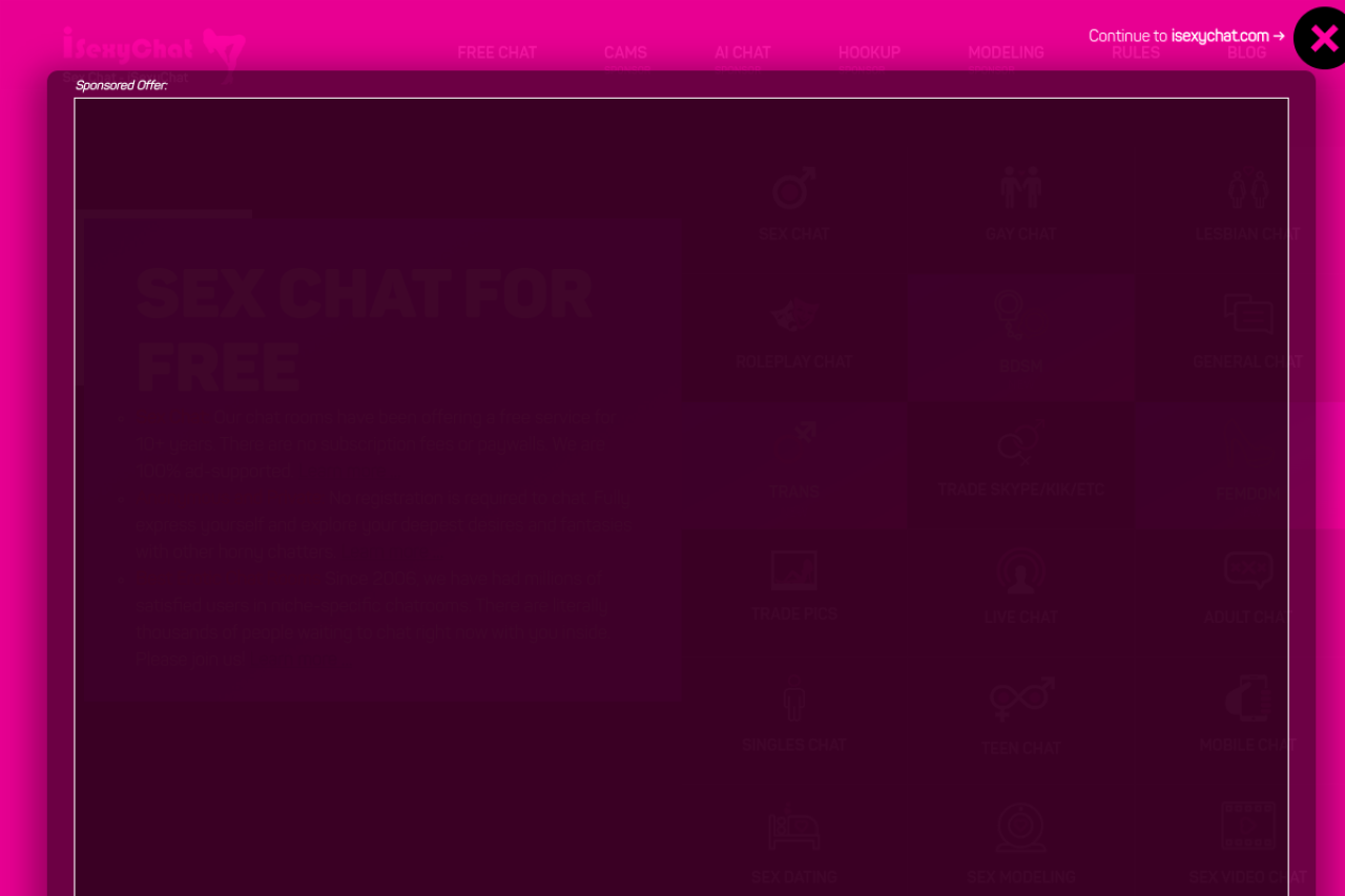 Screenshot of Isexychat