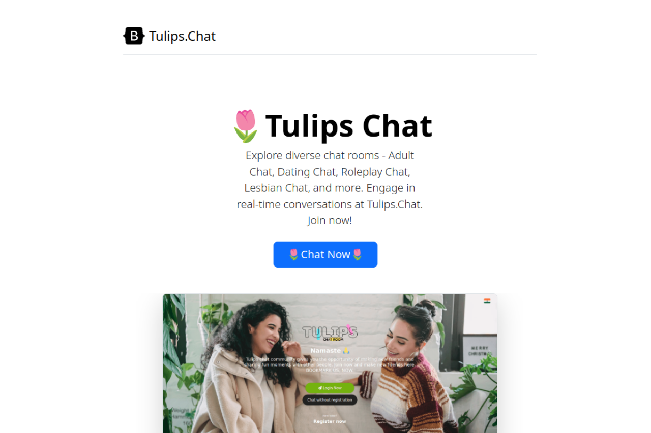 Screenshot of Tulipschat