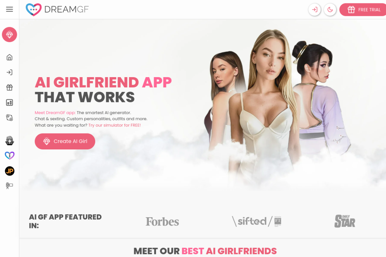 Screenshot of Dreamgf