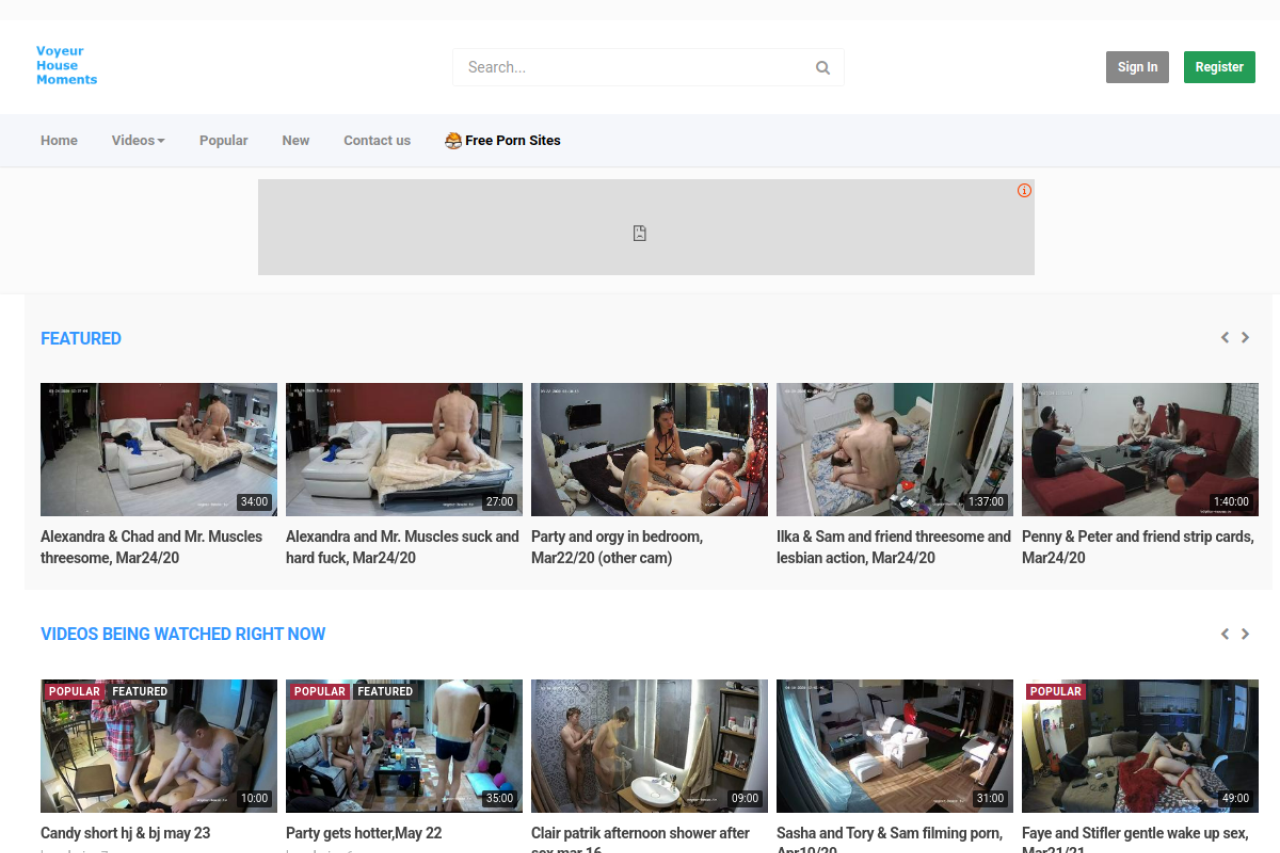 Voyeur house club screenshot