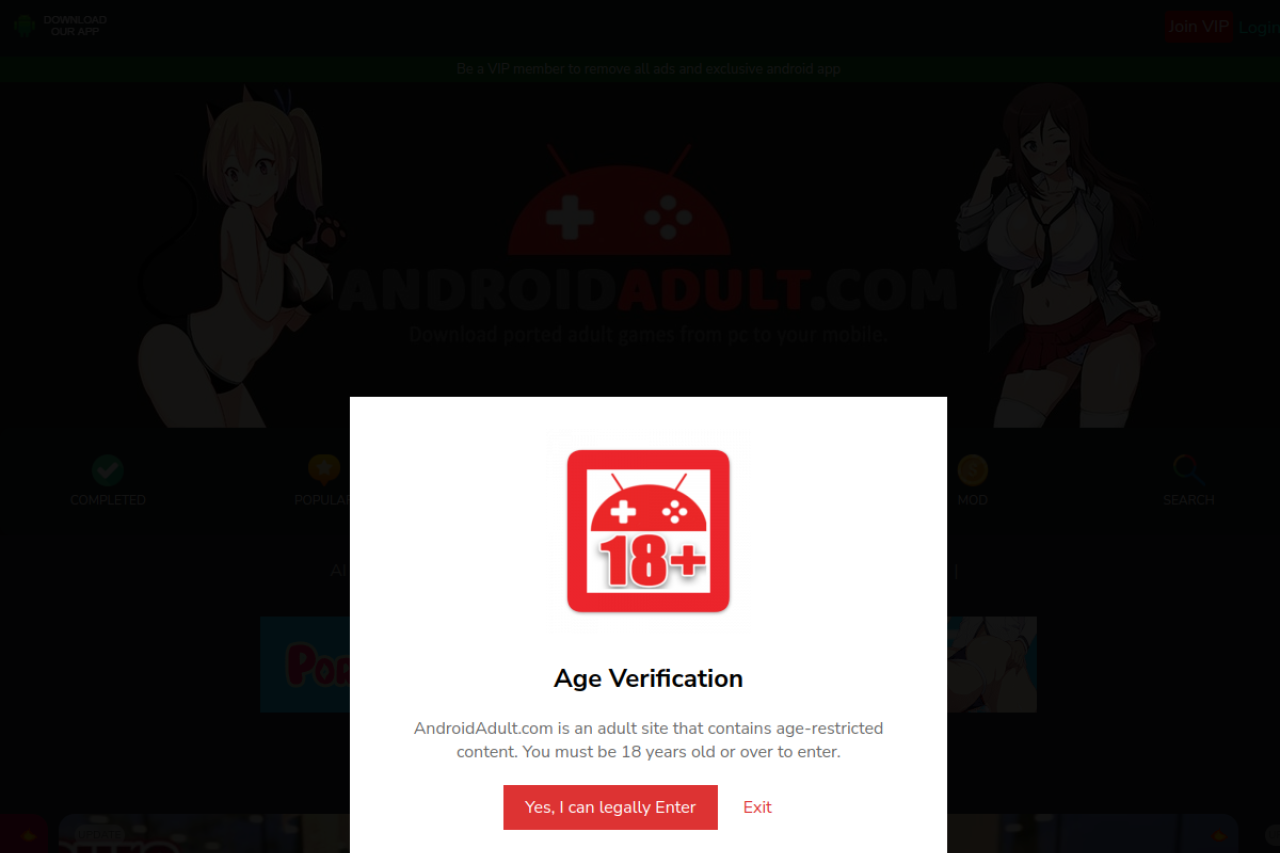 Screenshot of Androidadult