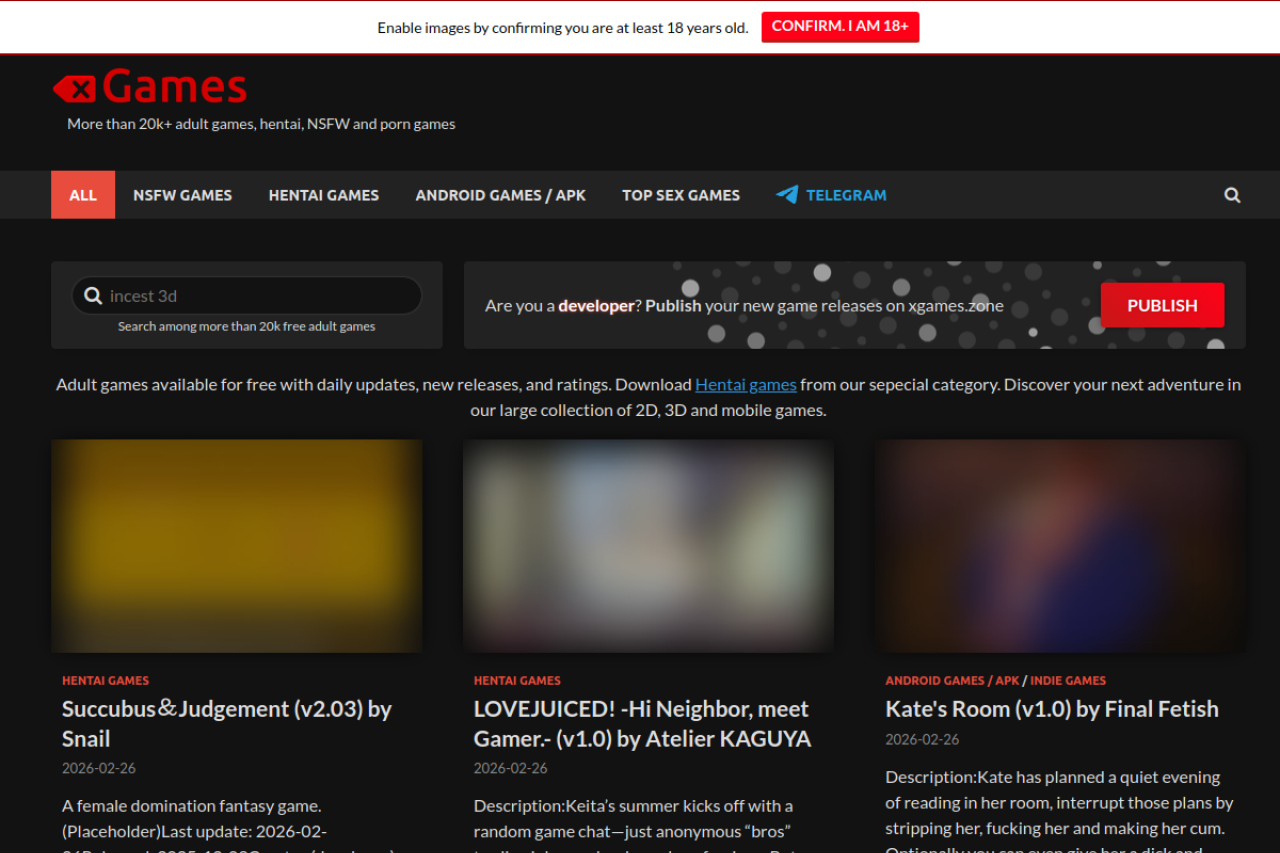 Screenshot of Xgames