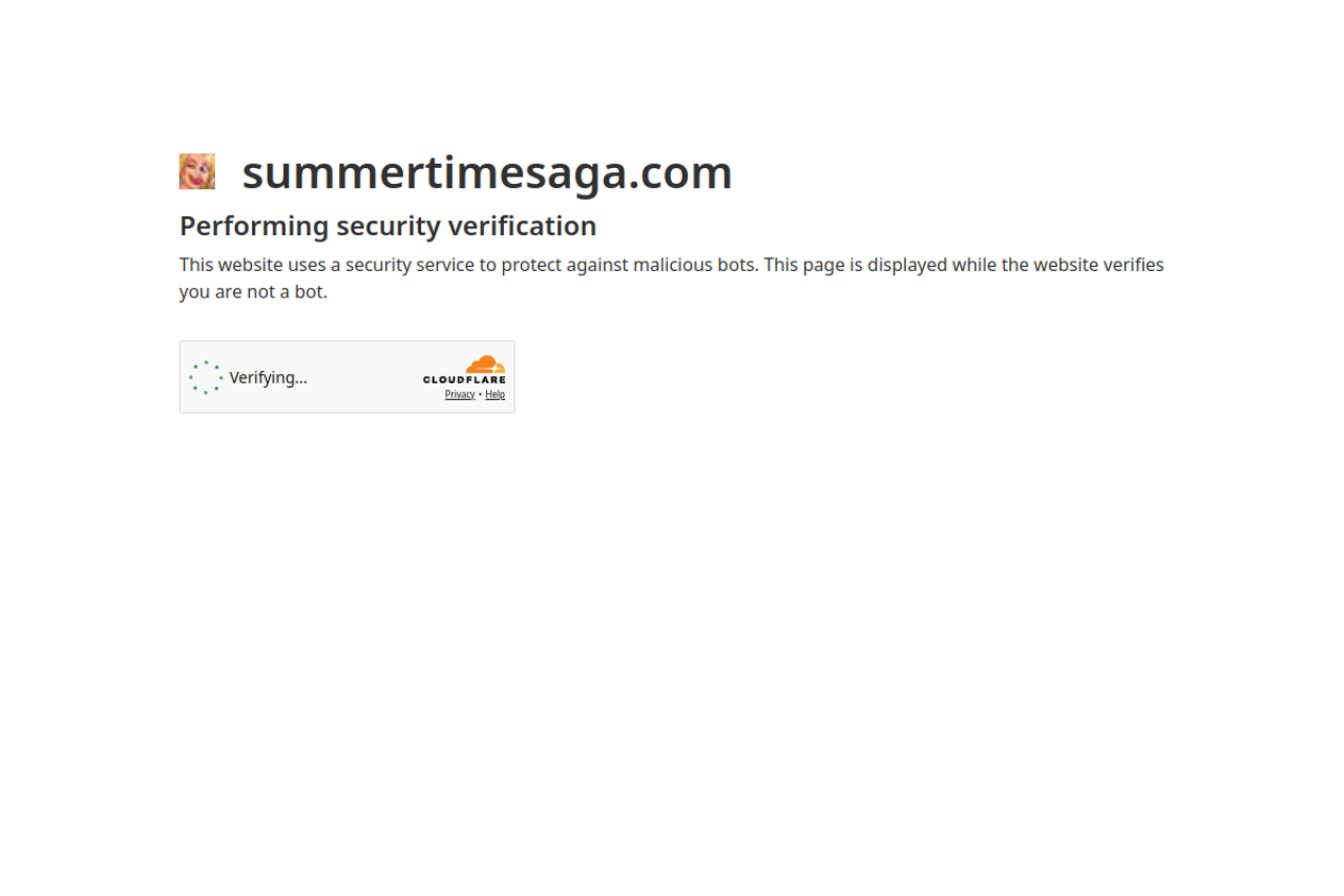 Screenshot of Summertime saga