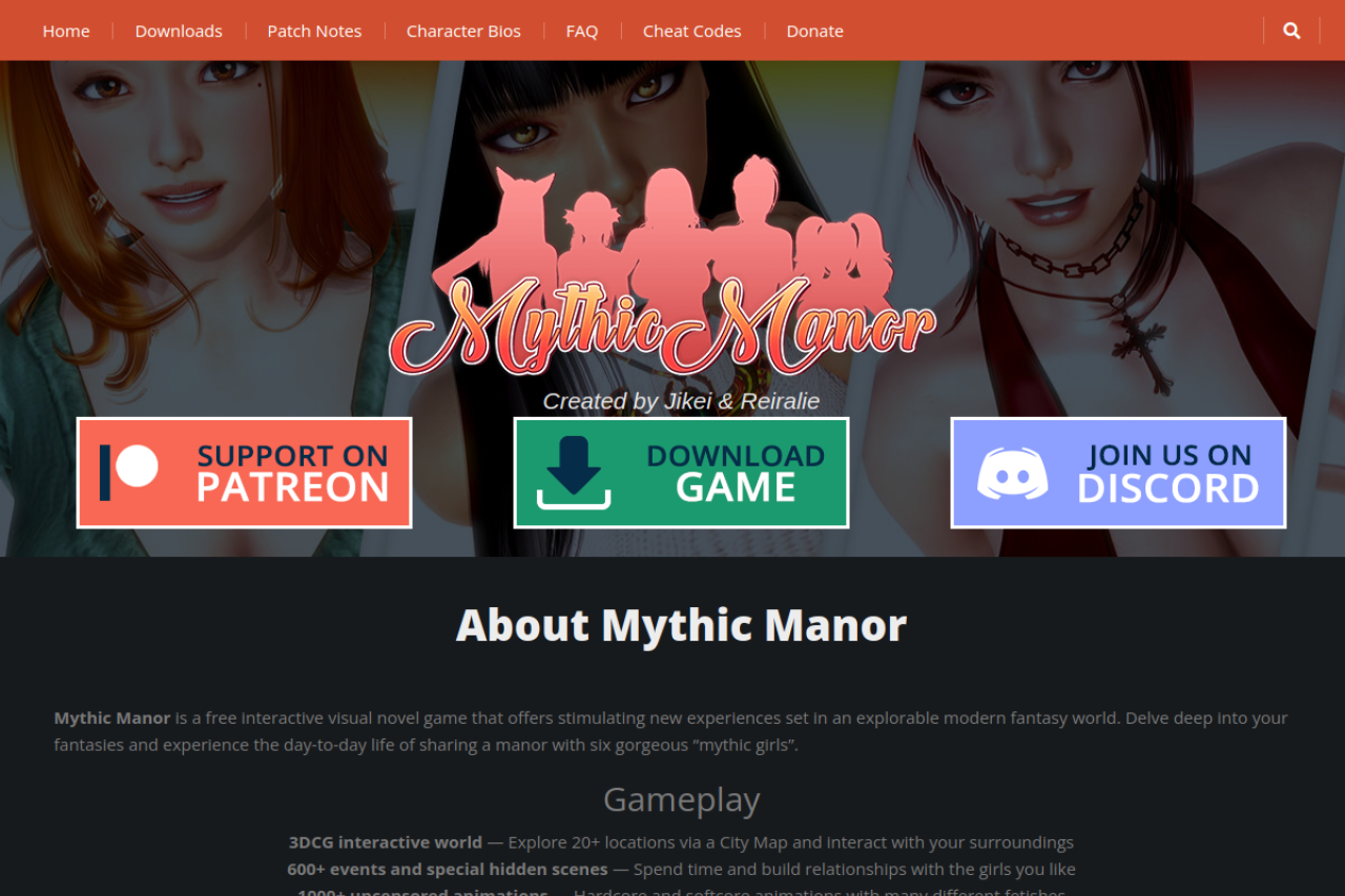 Screenshot of Mythic manor