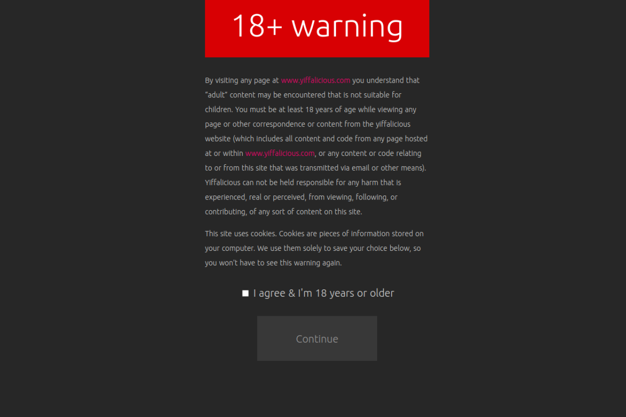 Screenshot of Yiffalicious