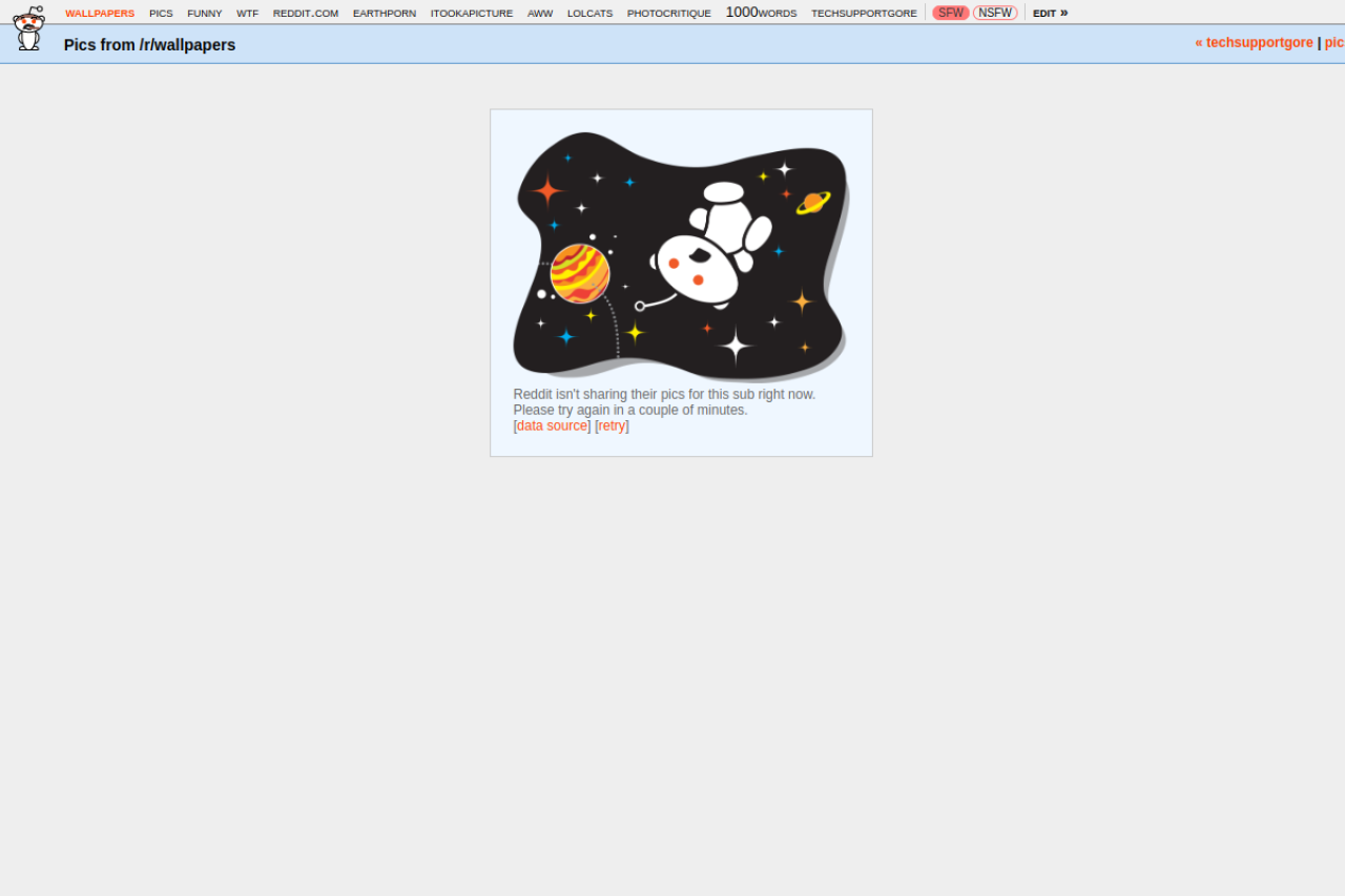 Screenshot of Reddpics