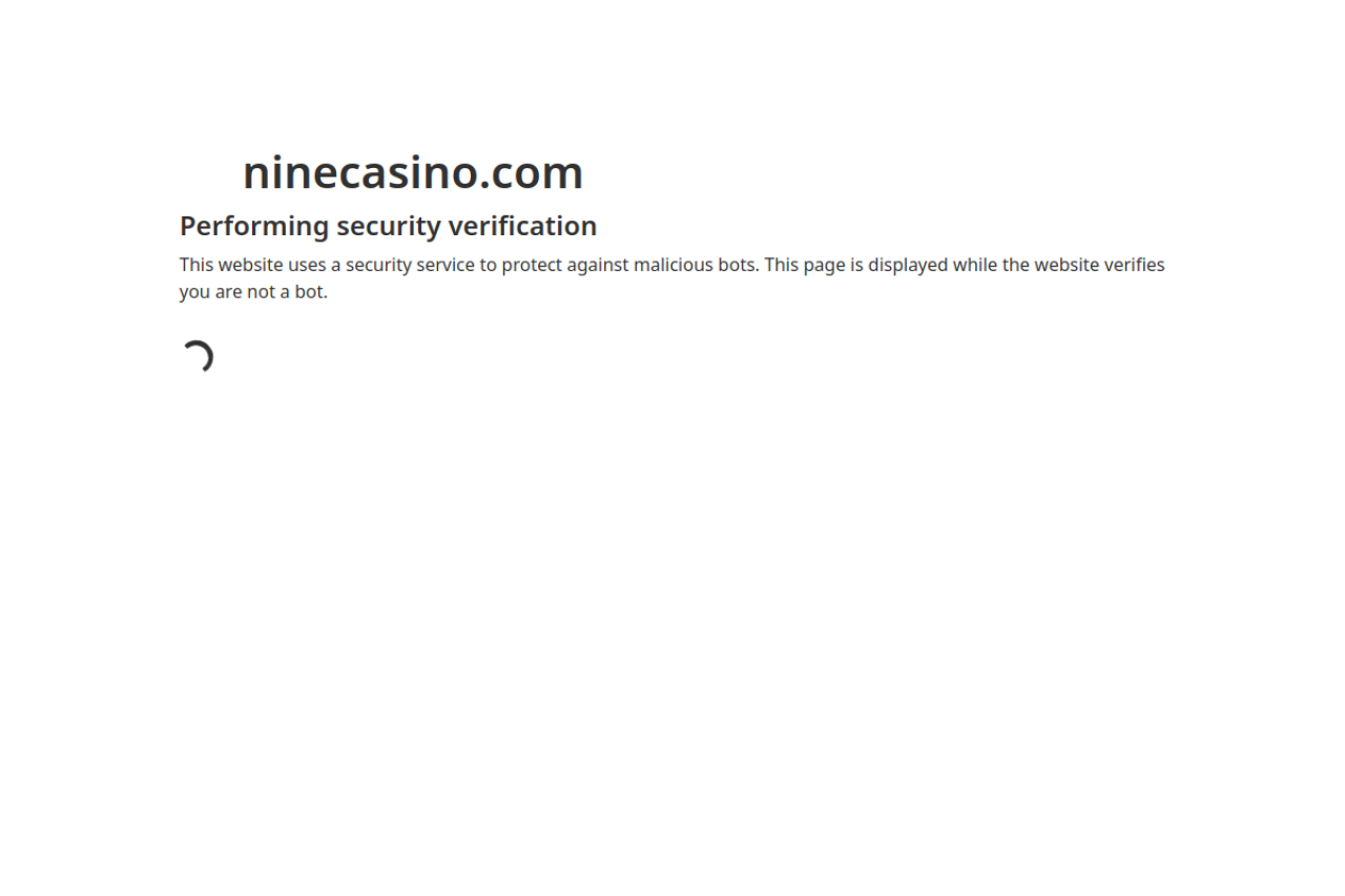 Screenshot of Nine casino