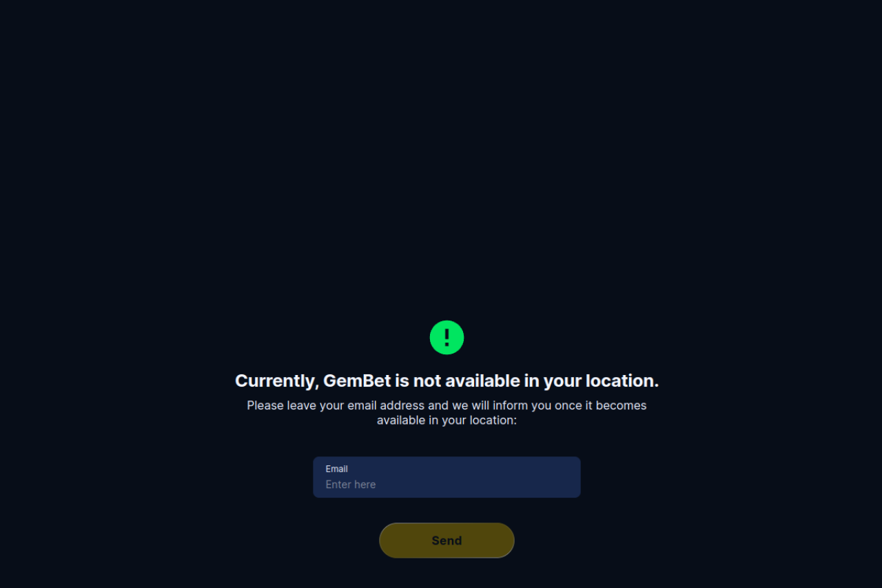 Screenshot of Gembet