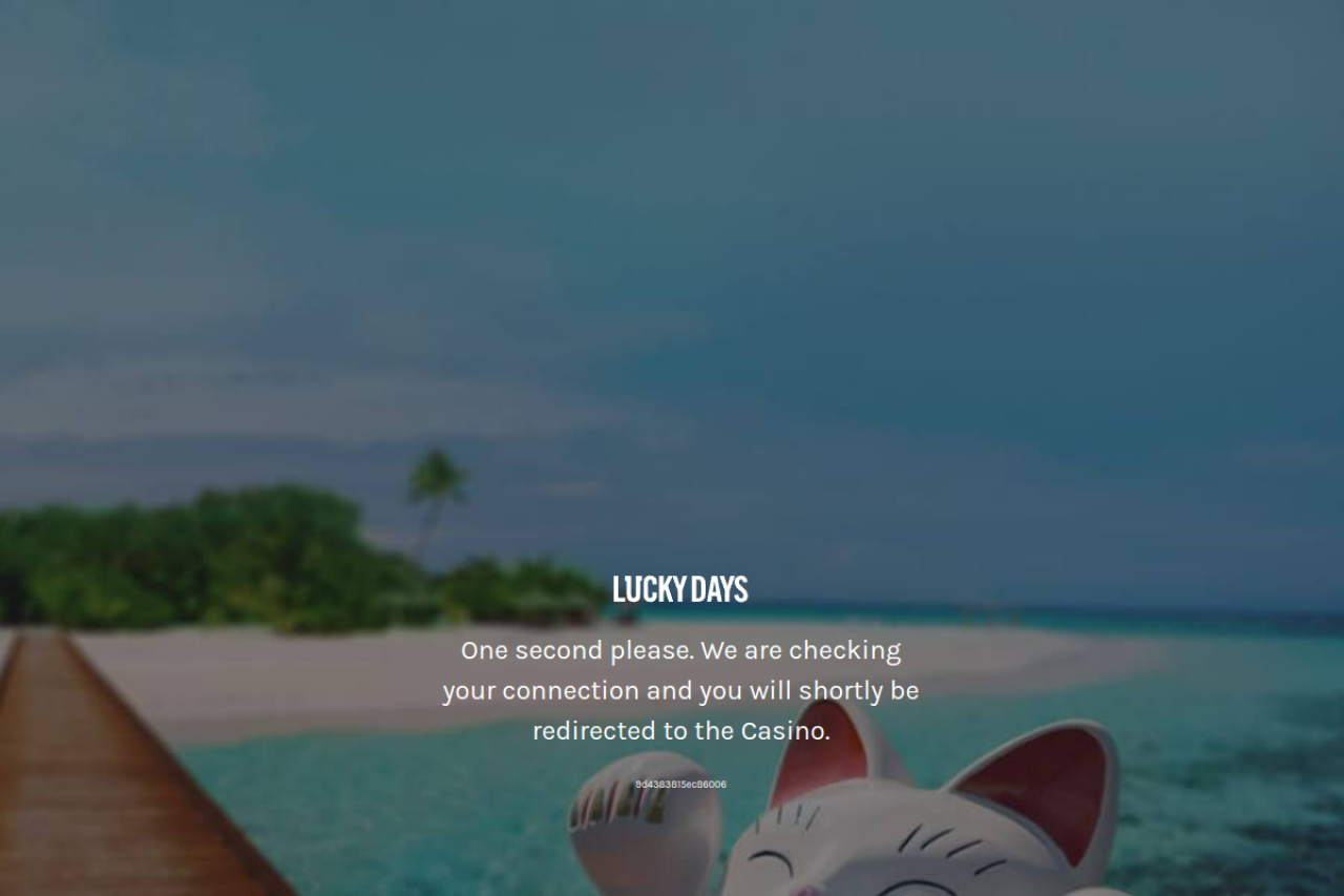 Screenshot of Lucky days casino