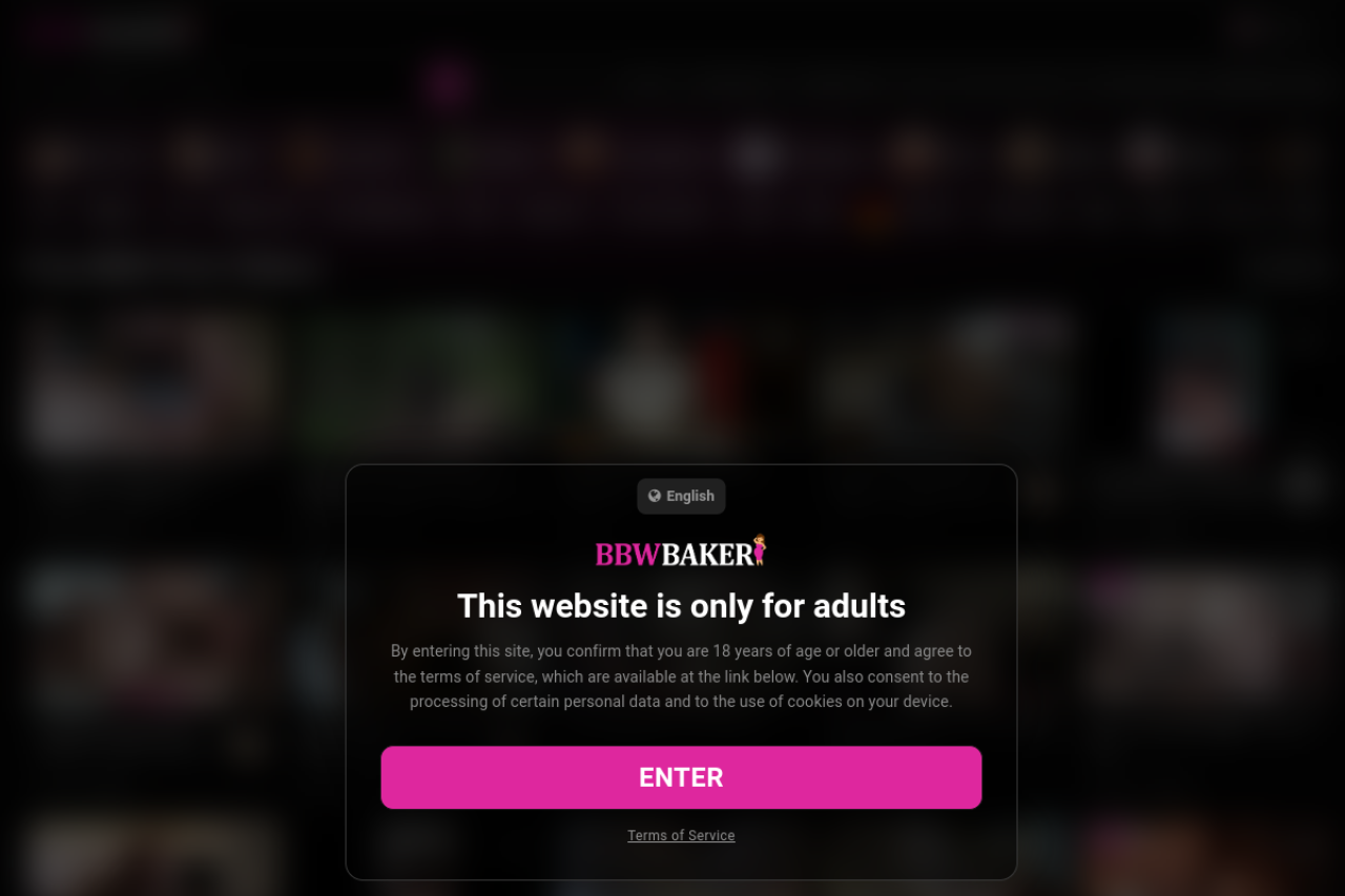 Screenshot of Bbwbaker