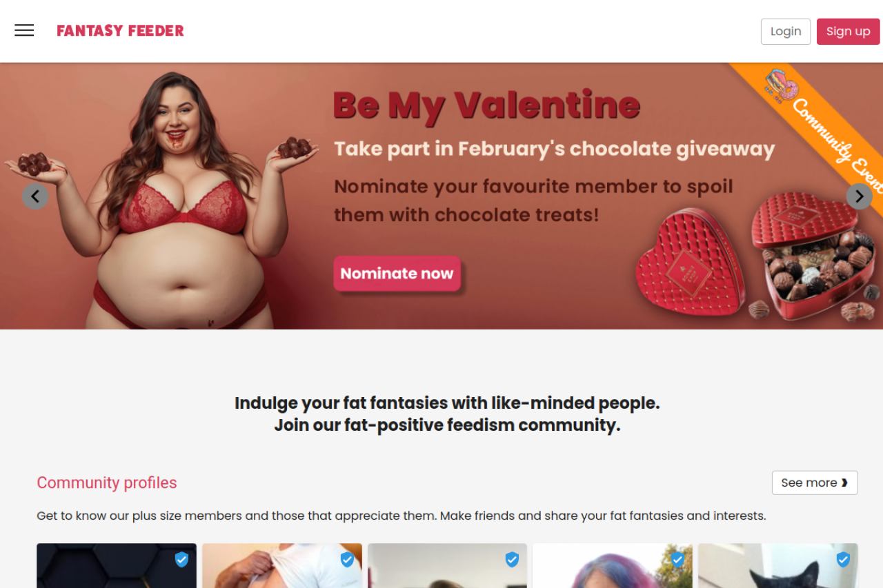 Screenshot of Fantasy feeder