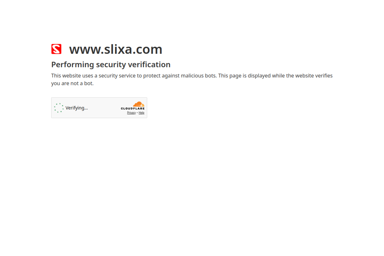 Screenshot of Slixa