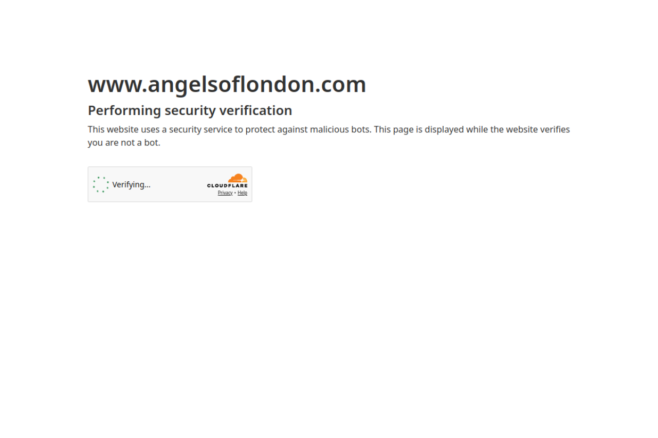 Screenshot of Angels of london