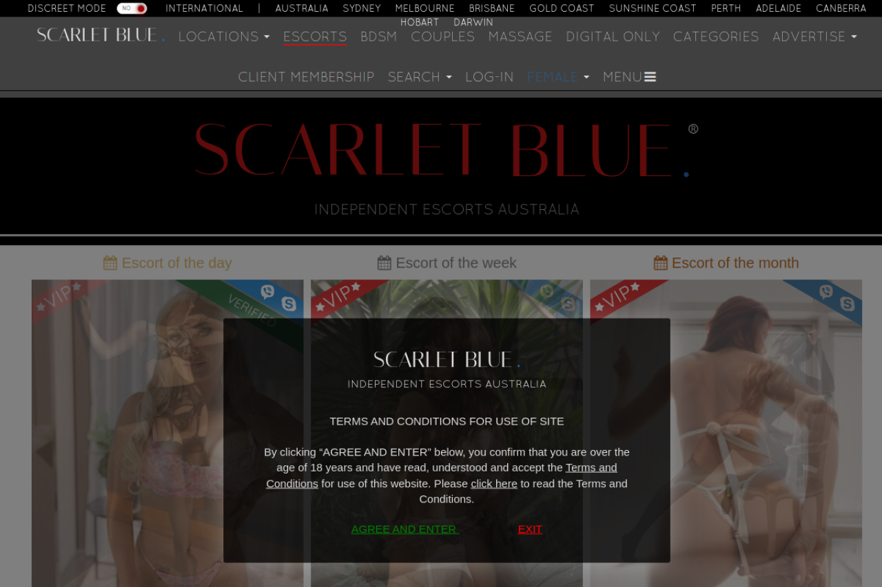 Screenshot of Scarletblue