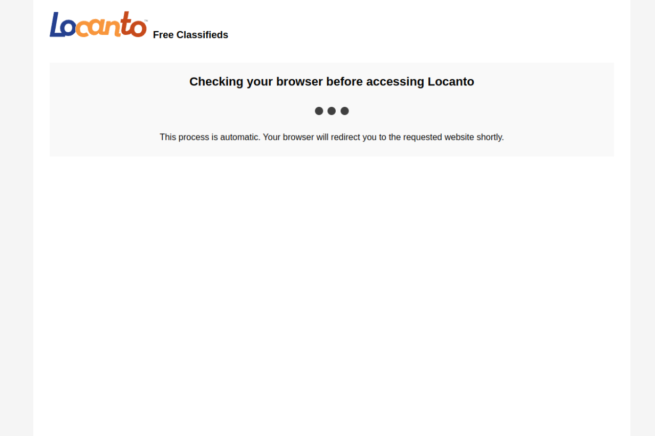 Screenshot of Locanto net