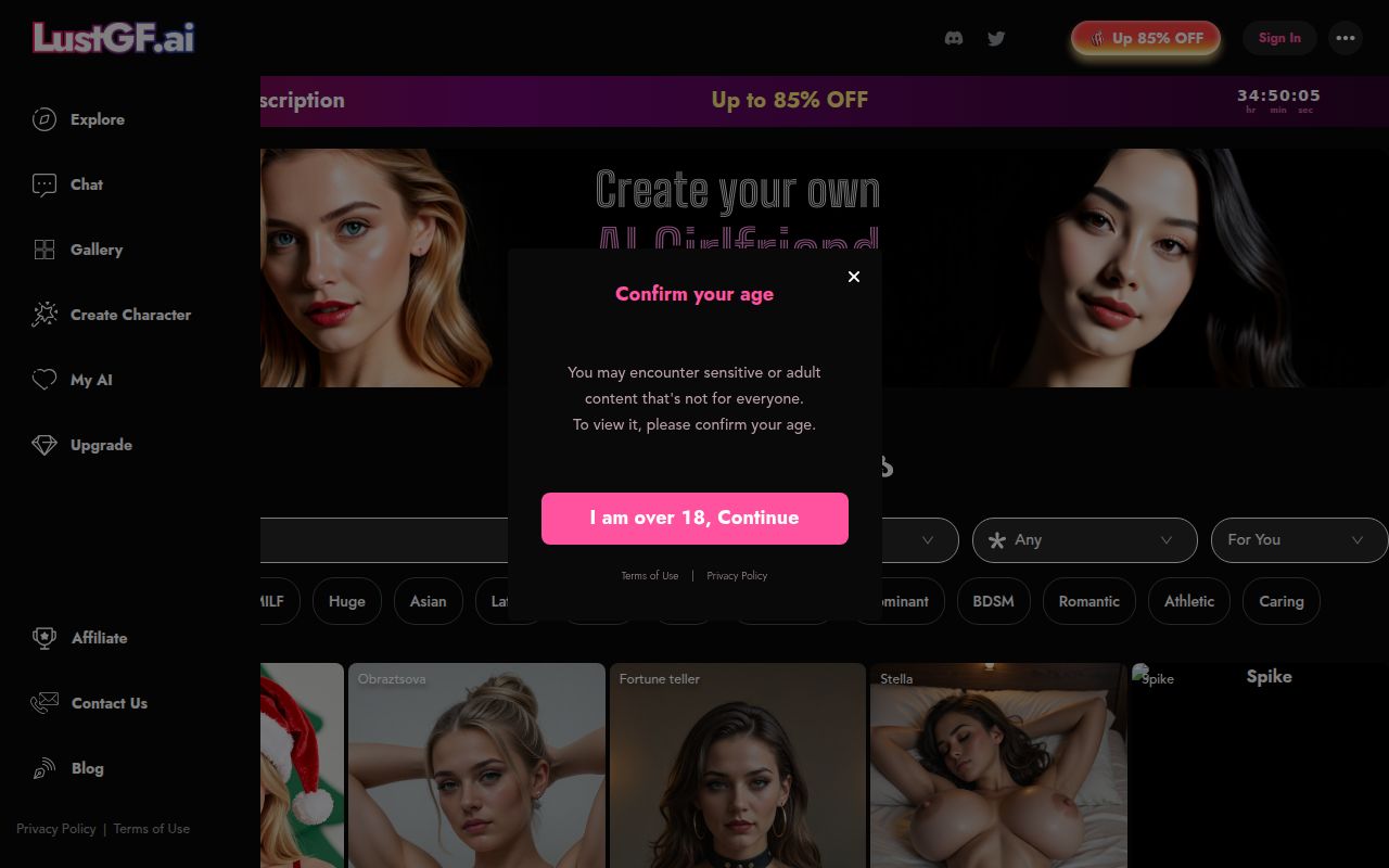 Screenshot of Lustgf