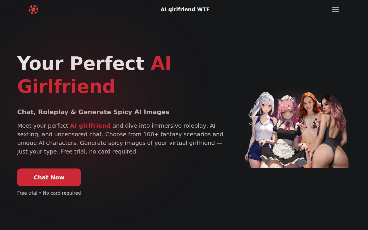 Screenshot of Ai girlfriend wtf