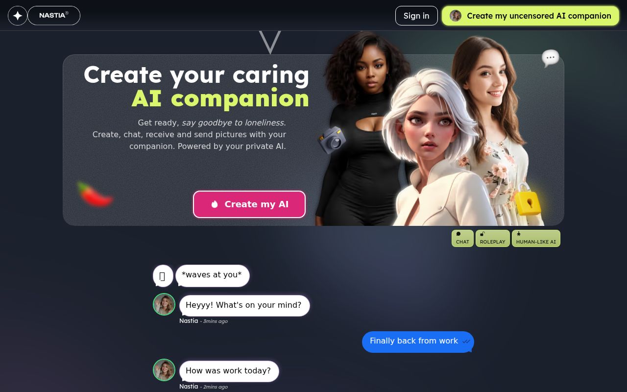 Screenshot of Nastia