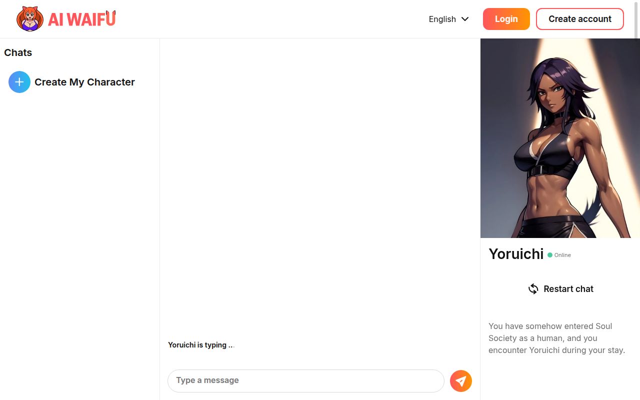 Screenshot of Aiwaifu