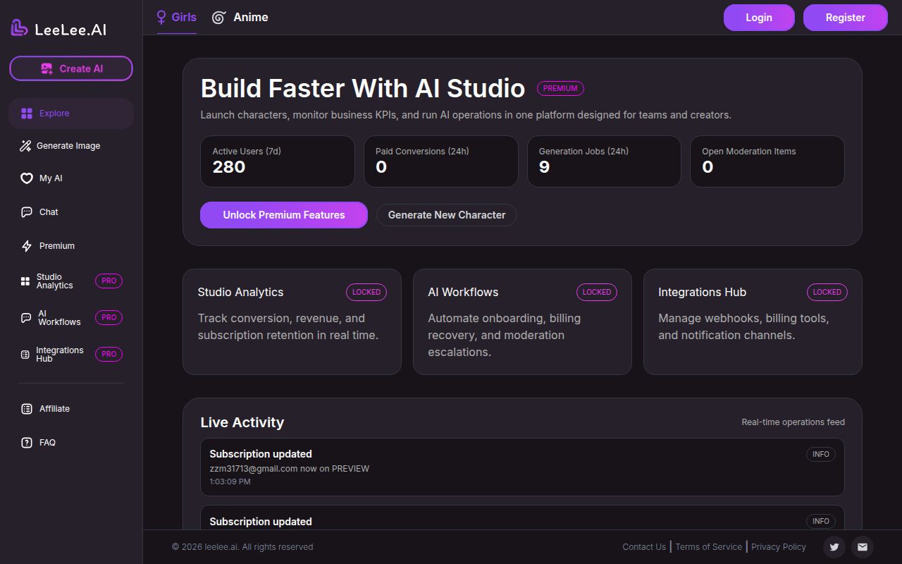 Screenshot of Leelee