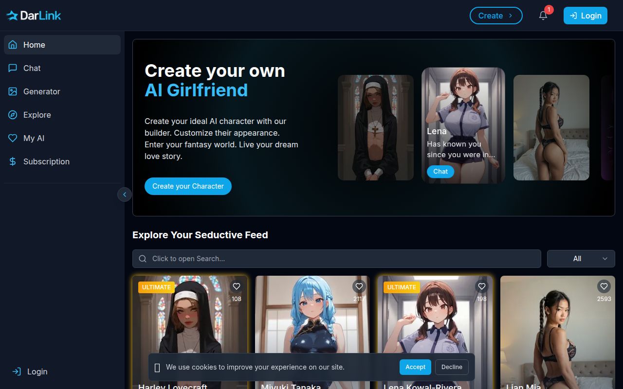 Screenshot of Darlink