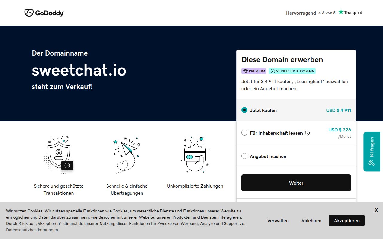 Screenshot of Sweetchat