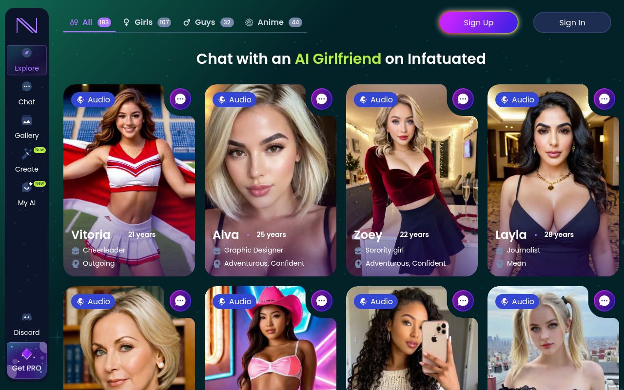 Screenshot of Infatuated