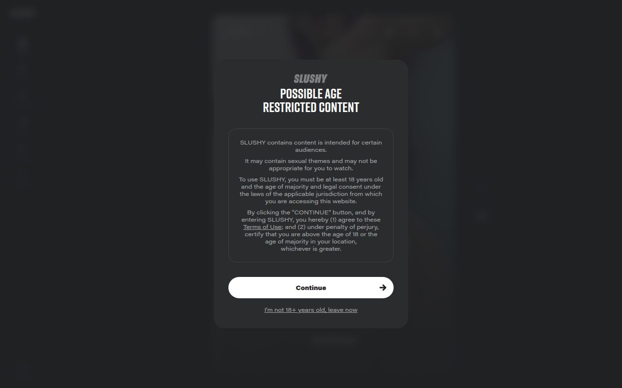 Screenshot of Slushy