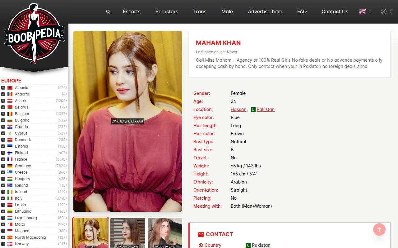 Boobpedia screenshot