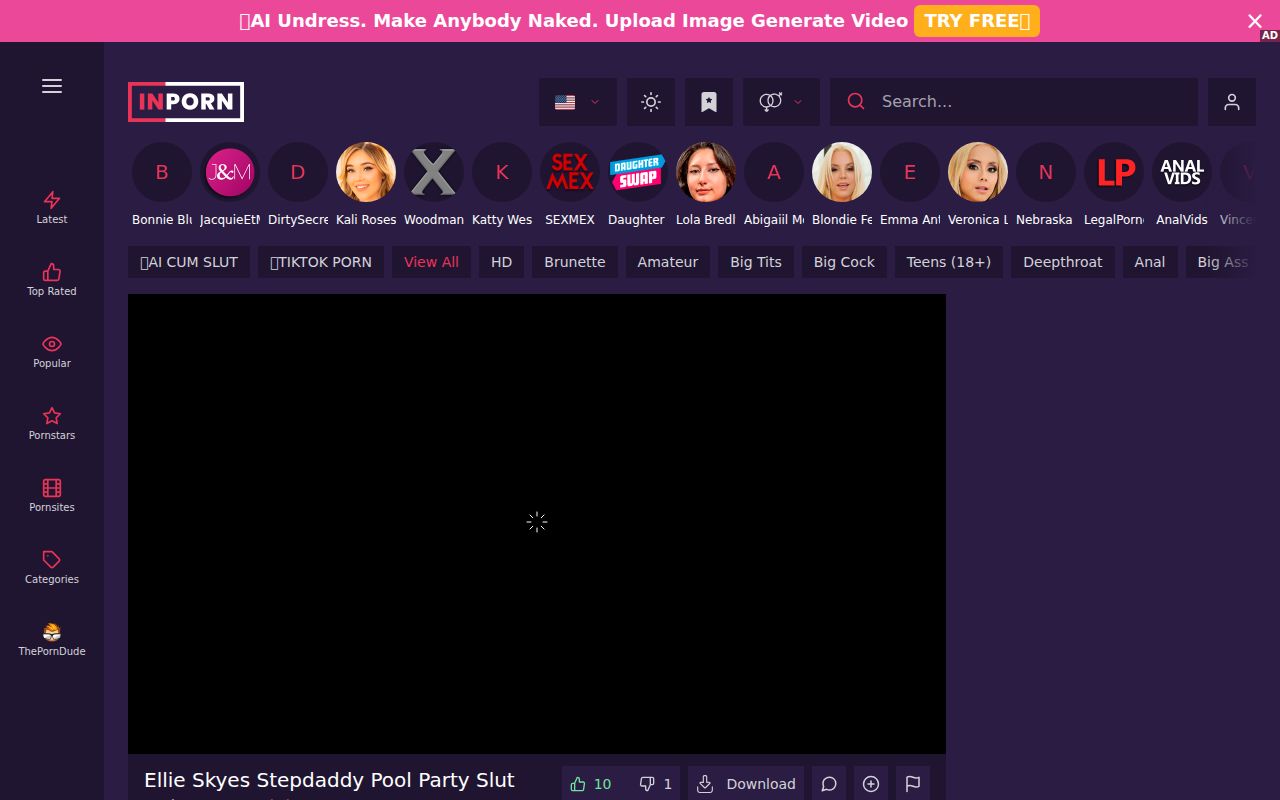 Screenshot of Inporn