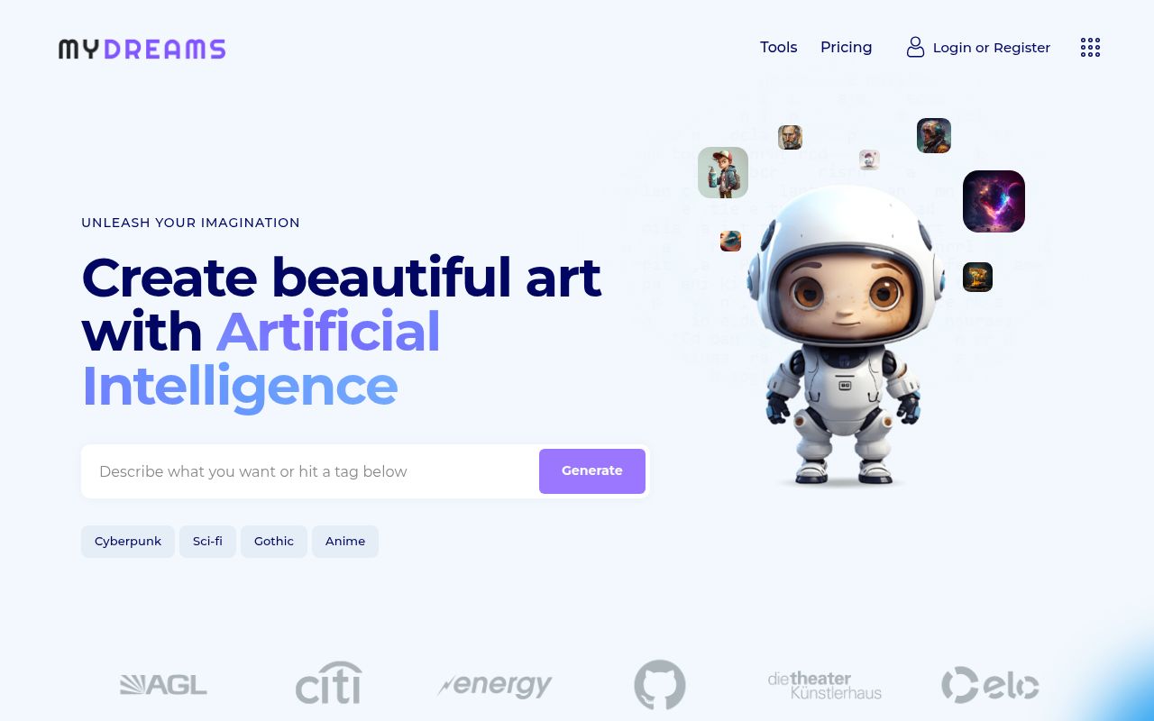 Screenshot of My dreams studio