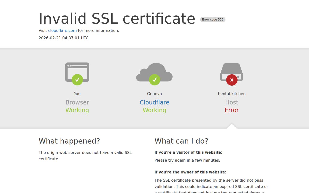 Screenshot of Hentai kitchen