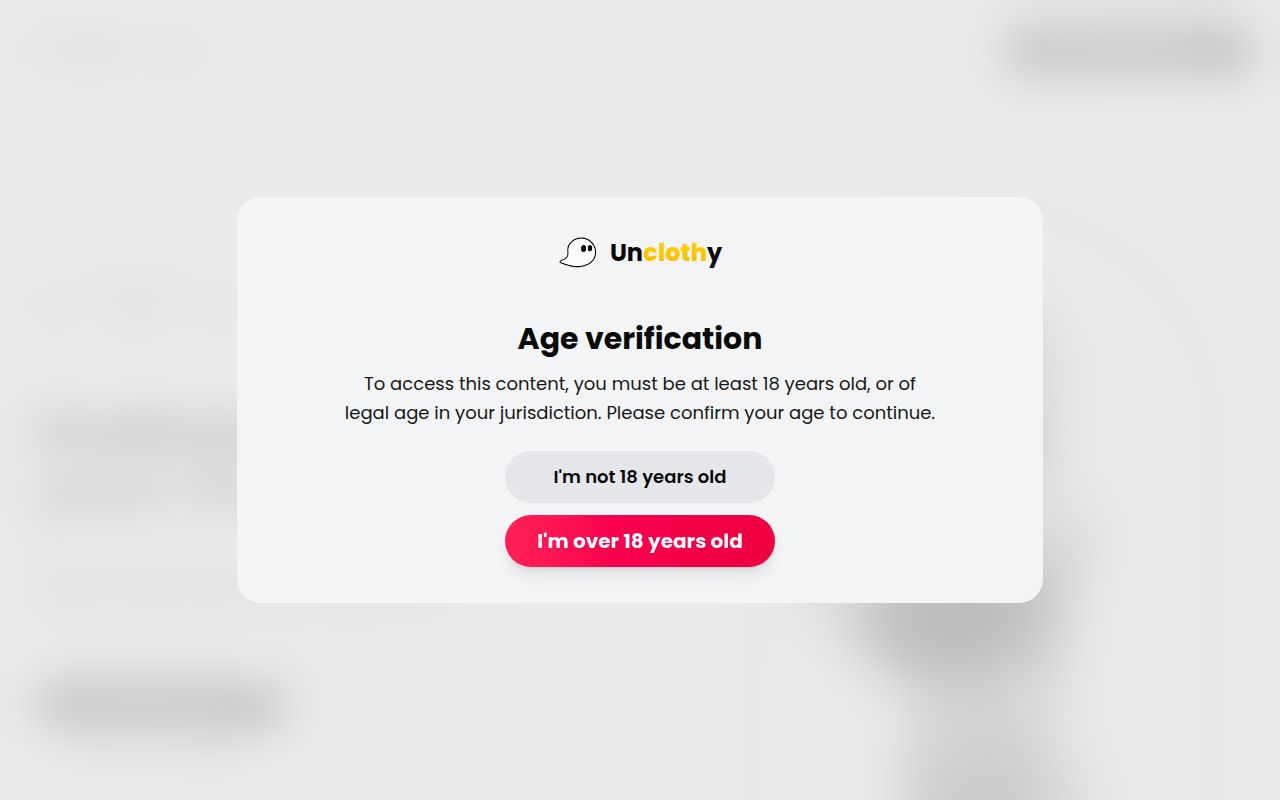 Screenshot of Unclothy