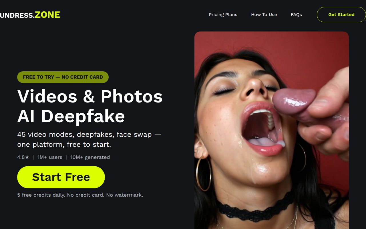 Screenshot of Undresszone