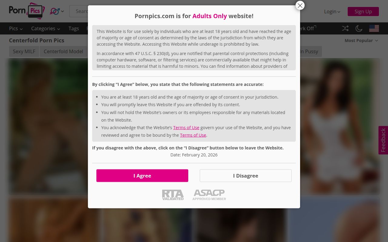 Screenshot of Pornpics taboo