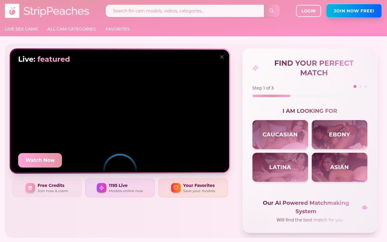 Screenshot of Strippeaches