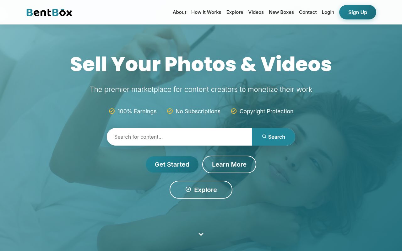 Screenshot of Bentbox