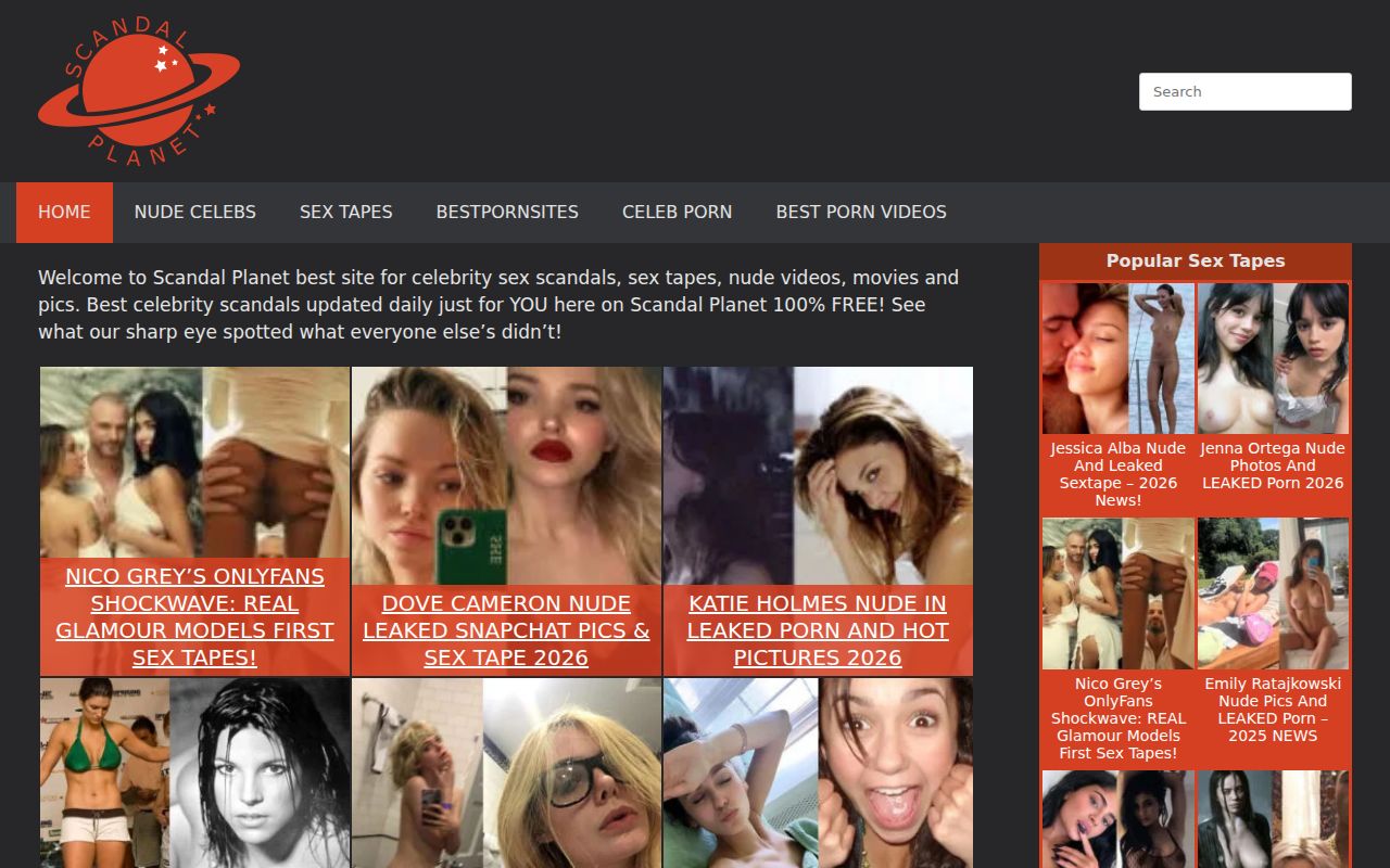 Screenshot of Scandalplanet