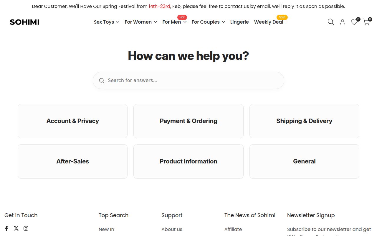 Screenshot of Sohimi