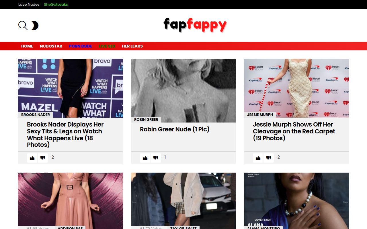 Screenshot of Fapfappy