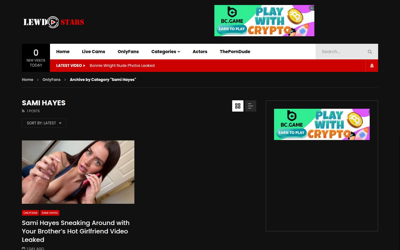 Screenshot of Lewdstars