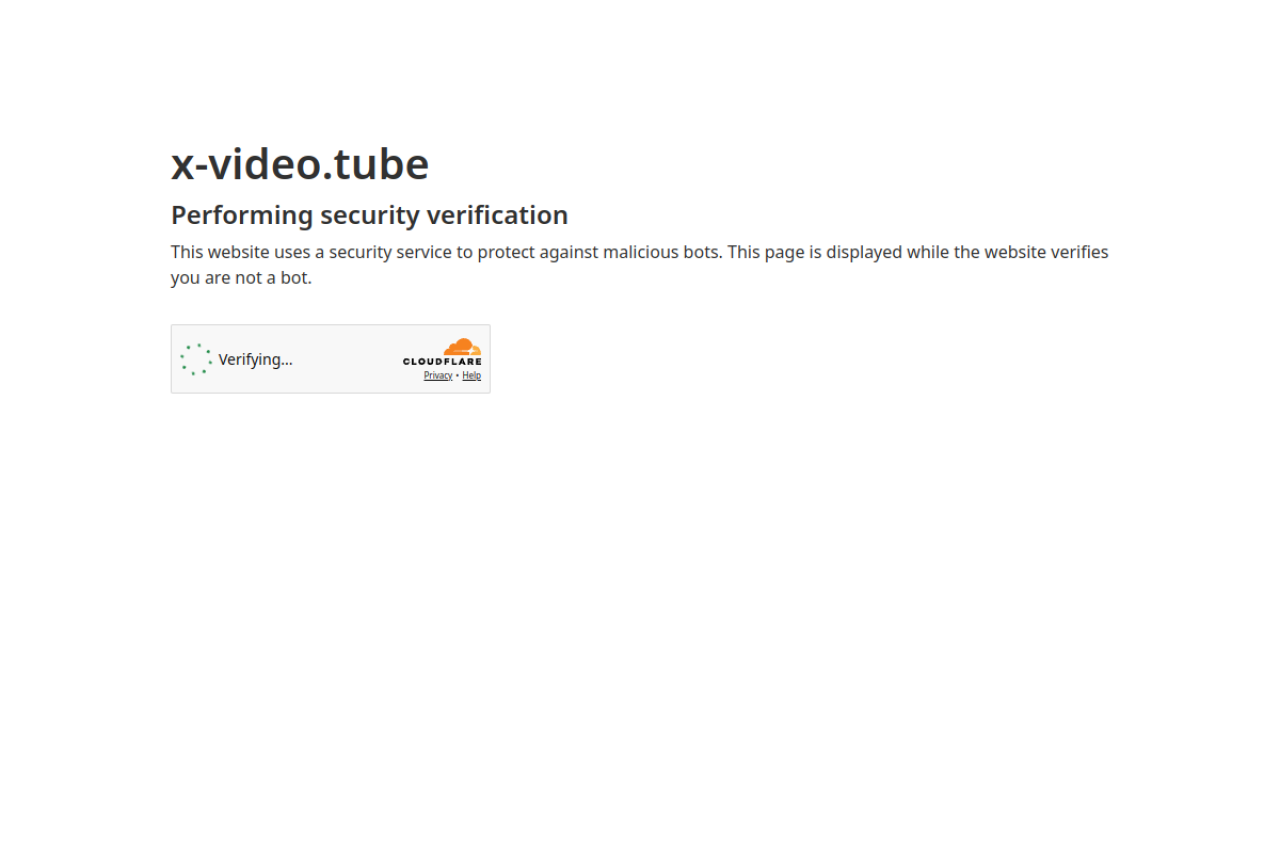 Screenshot of X video tube